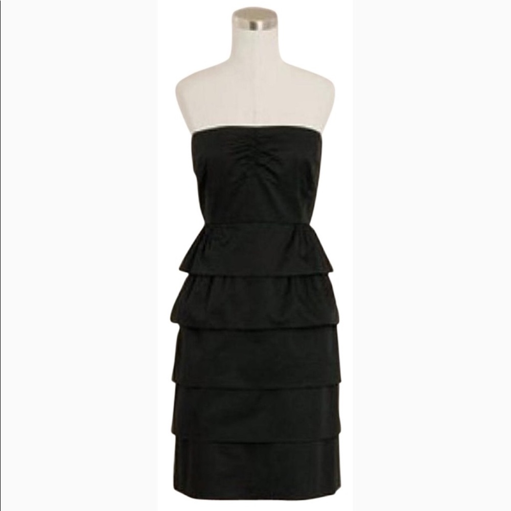 J.Crew | Poplin Brynn Ruffled Dress